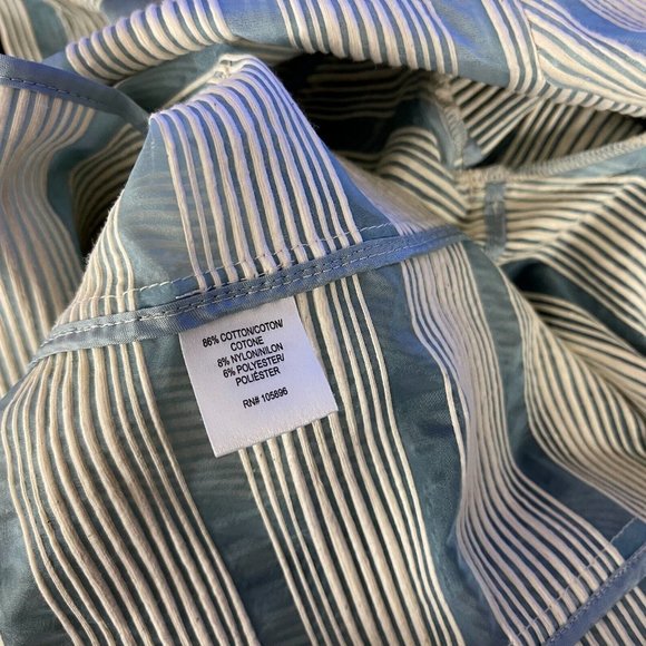 Worth Blazer Lightweight Sheer Long Sleeve Button-Up Cotton Blend Women 8 NWT - Picture 13 of 14